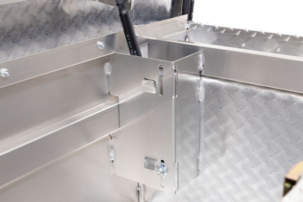Weather Guard Saddle Box Aluminum Full Low Profile Clear, large image number 7