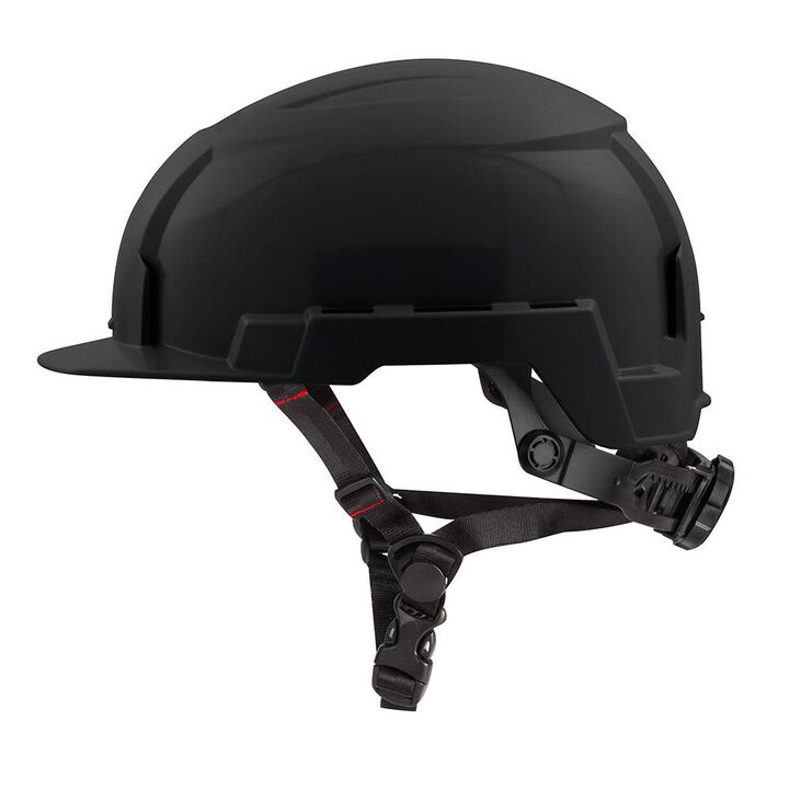 Milwaukee Black Front Brim Helmet with BOLT Class E