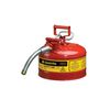 Justrite 2.5 Gal Steel Safety Red Gas Can Type II, small image number 2