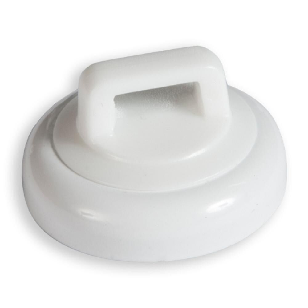 Rack-A-Tiers Mag Daddy Magnetic Zip Tie Mount White 15lb 10pk, large image number 1
