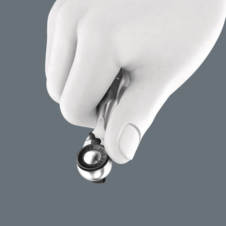 Wera Tools 8008 A Zyklop Mini 3 Ratchet with 1/4in Drive, large image number 4