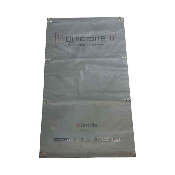 Justrite 4 x 8 Ft. Gray PVC Coated Polyester Premium Sound Barrier Panel