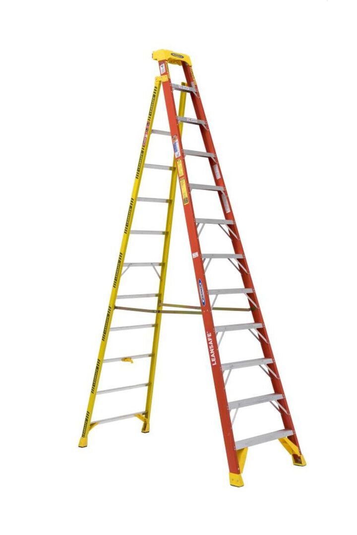 Werner 12Ft LEANSAFE Type IA Fiberglass Leaning Ladder, large image number 0