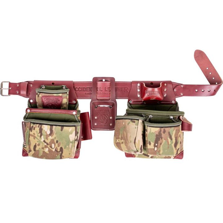 Occidental Leather Oxylights Framer Set with Double Outer Bags MultiCam and Oxy Red 2X