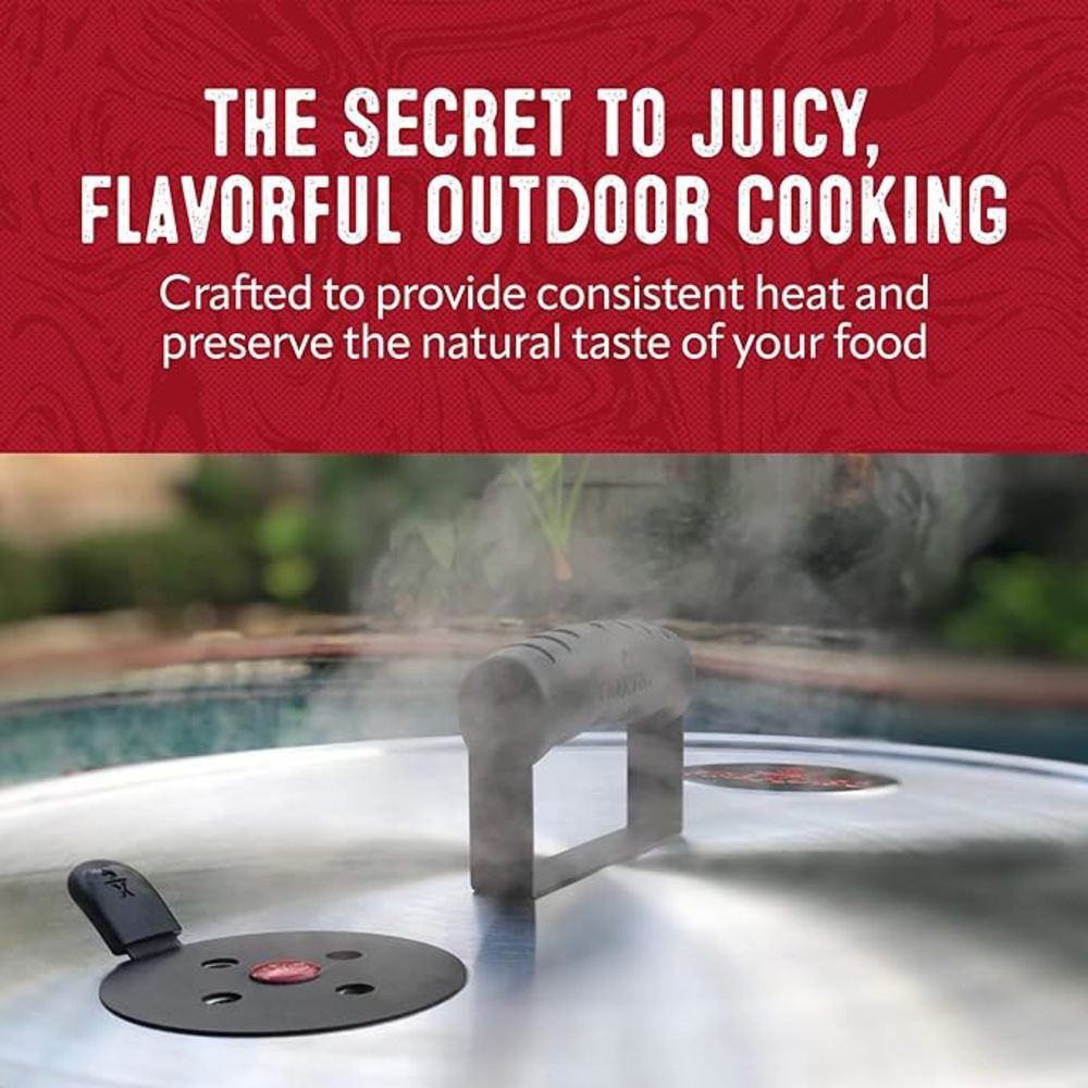 Firedisc 20 Inch 380 Ultimate Flattop Lid with Flavor Seal, large image number 5