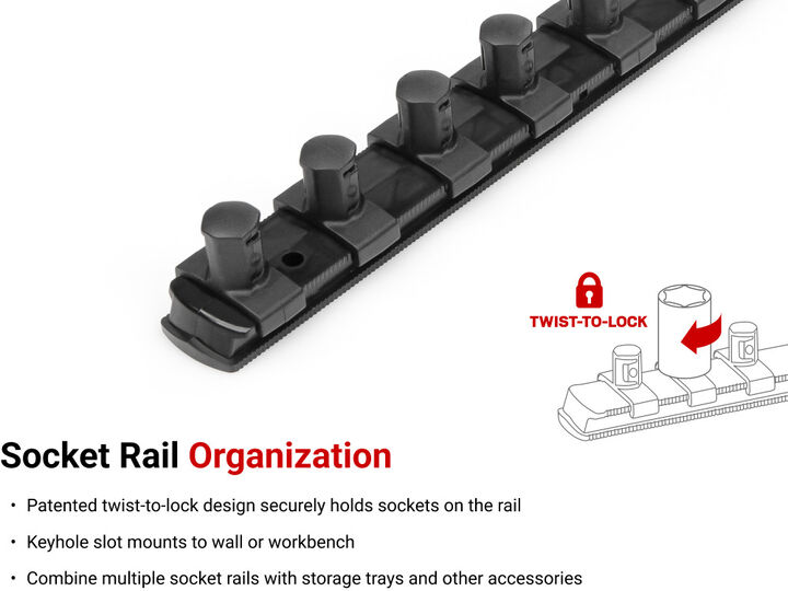 Tekton 1/2 Inch 12 Point Socket Set, 11 Pieces (3/8-1 Inch), large image number 5