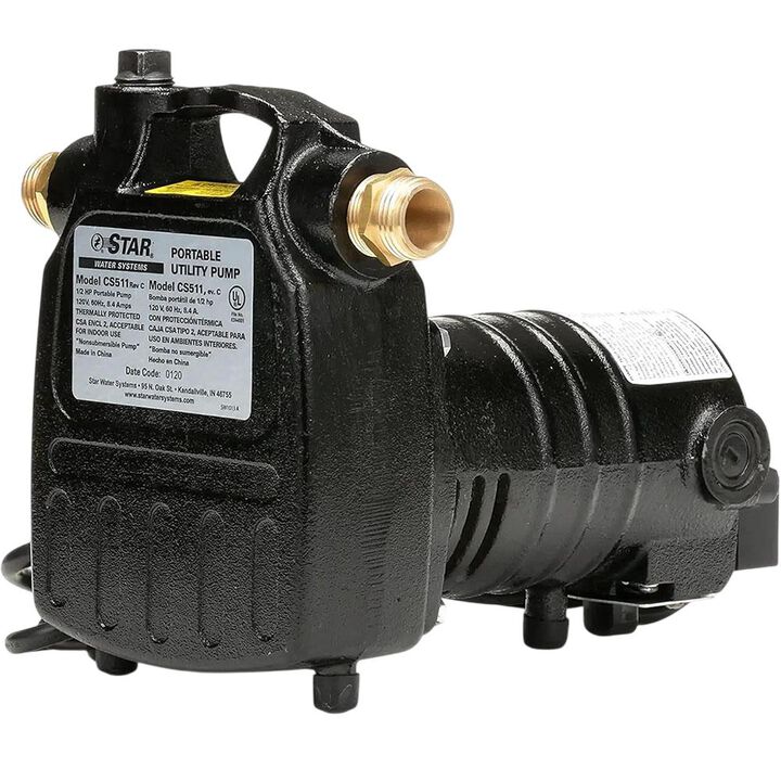 Star Water Systems 1/2 HP Cast Iron Transfer Pump