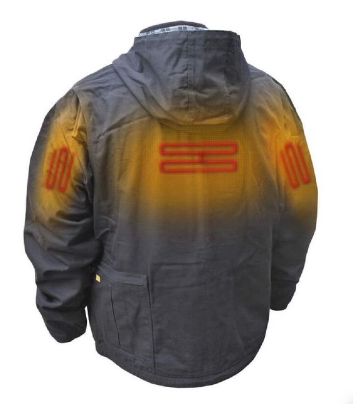DEWALT Heavy Duty Heated Kit Tobacco Work Jacket XL, large image number 2