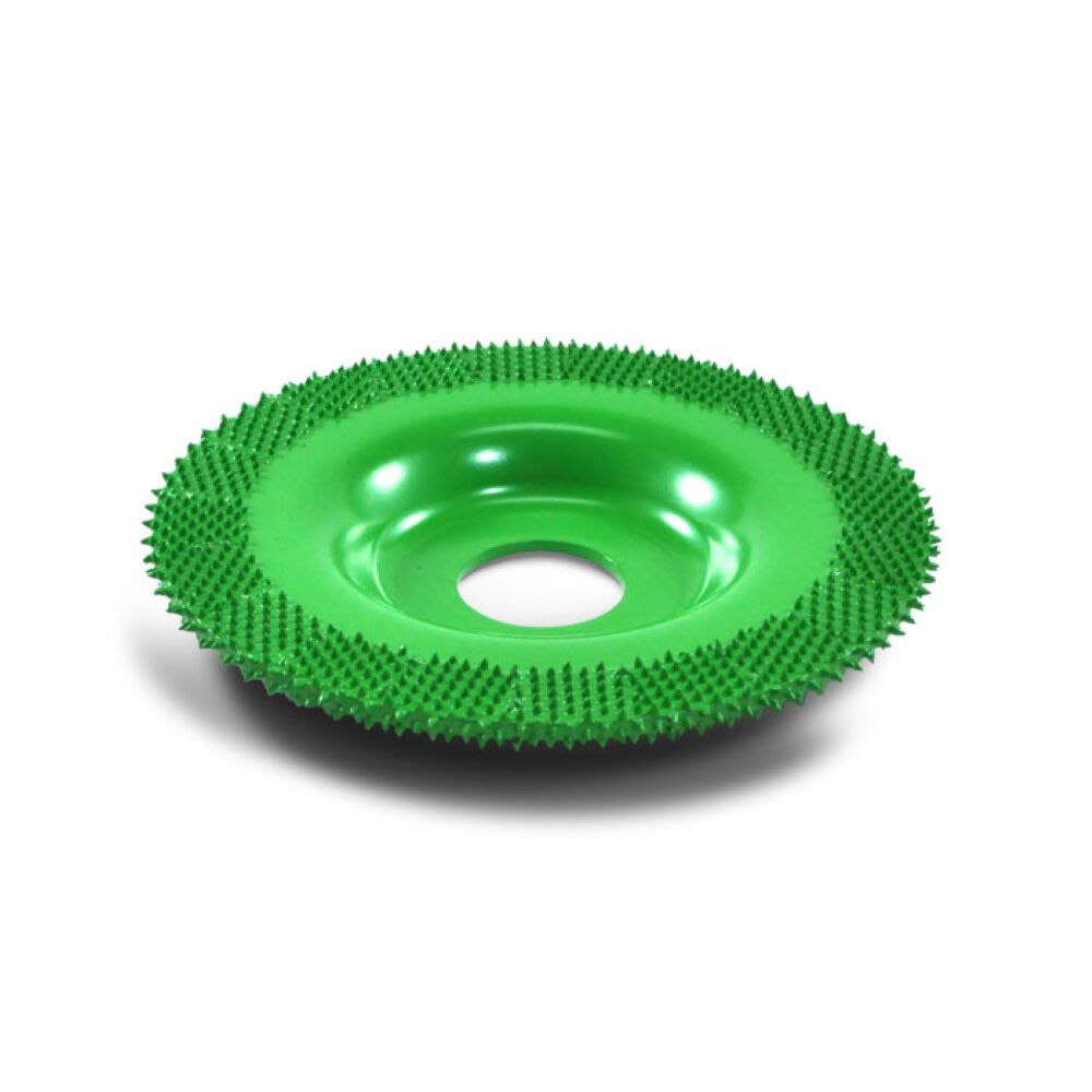 Saburrtooth 4in Flat Face Grooving Disc Coarse Grit 7/8in Bore, large image number 1