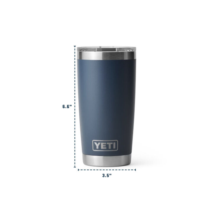 YETI Rambler 20 Oz Tumbler with Magslider Lid White, large image number 5