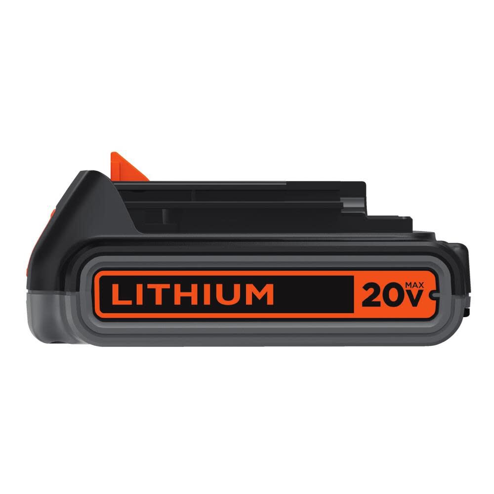 Black and Decker POWERCONNECT 20V 2Ah Lithium Ion Power Tool Battery Pack, large image number 2