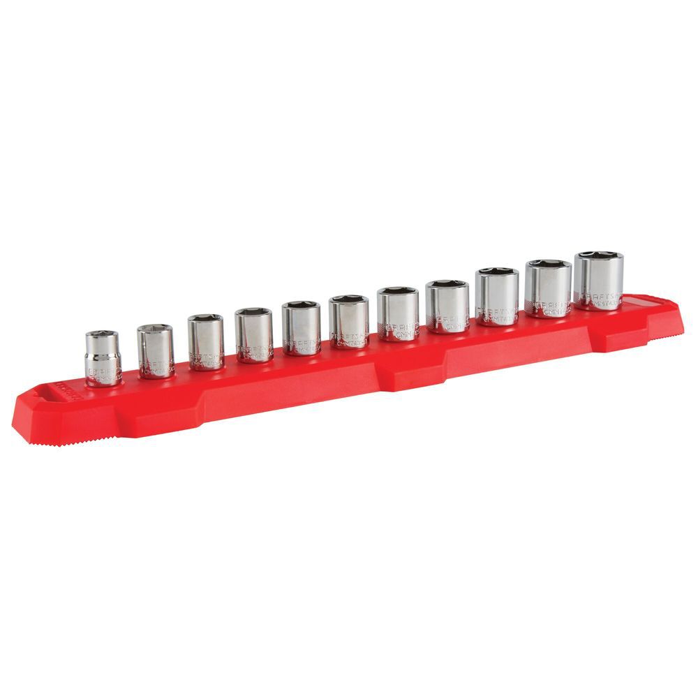 CRAFTSMAN 3/8-in Drive Metric 6 Point Socket Set, 11pc, large image number 4