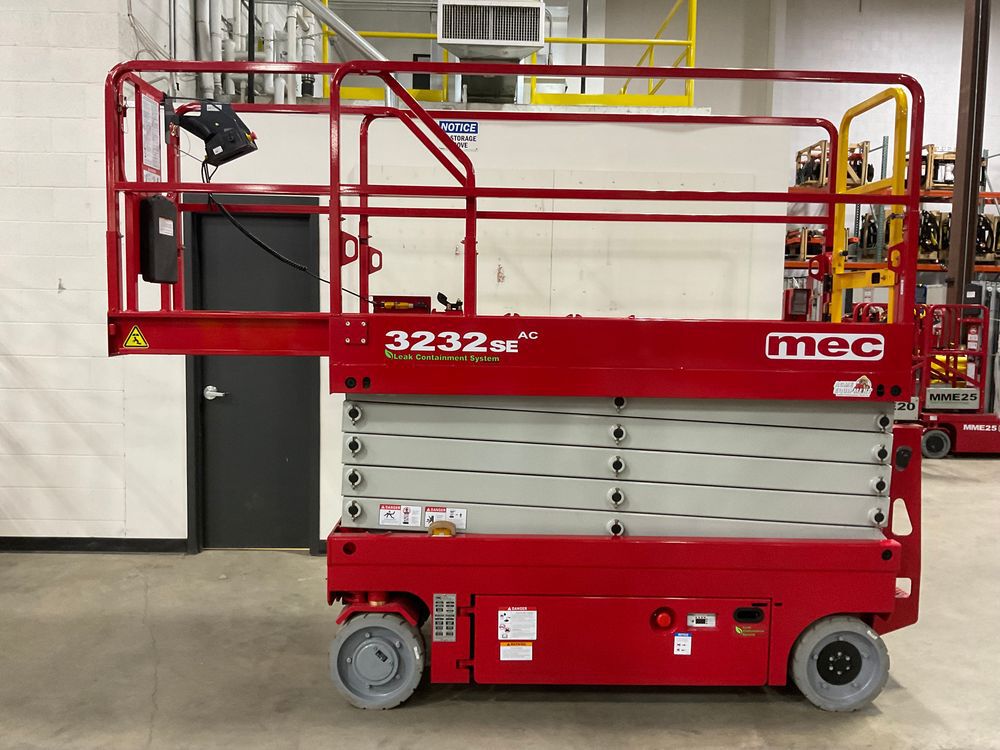 mec 3232SE 32 Ft. 550 Lbs 24V 240Ah Electric Slab Scissor Lift, large image number 9