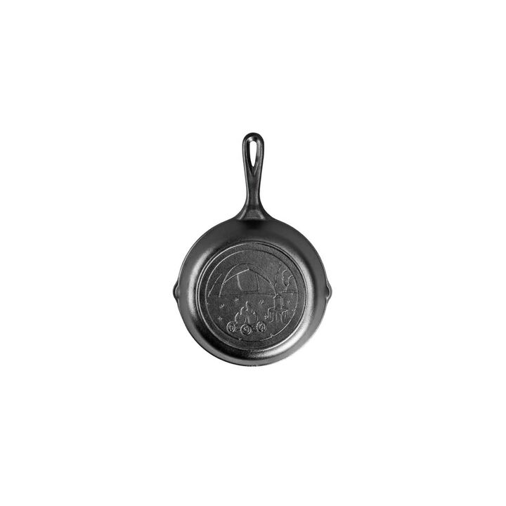 Lodge Cast Iron Wanderlust 8 Inch Black Cast Iron Tent Skillet, large image number 1