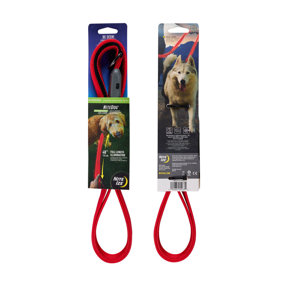 Nite Ize NiteDog Rechargeable LED Leash, Red/Red LED, large image number 3