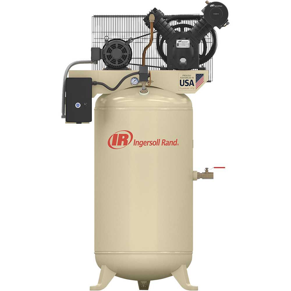 Ingersoll Rand 7.5 HP 80 gal 230 V 1 Ph Vertical Air Compressor, large image number 1
