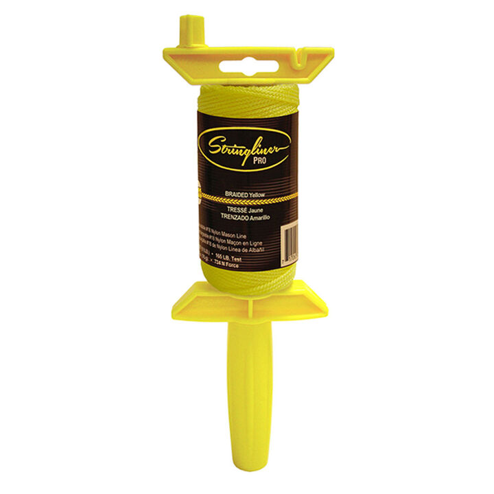 Stringliner Pro Braided Yellow 125 ft