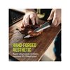 TRUE Primal Forge Steel Blade Tanto Slicer Knife with Wood Handle, small image number 5
