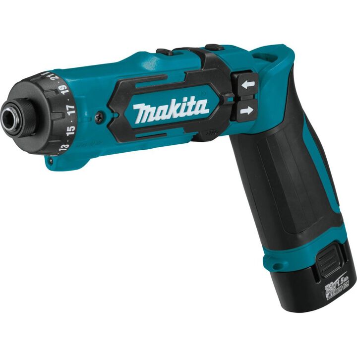 Makita 7.2V 1/4inch Hex Driver Drill Kit with Auto Stop Clutch, large image number 9