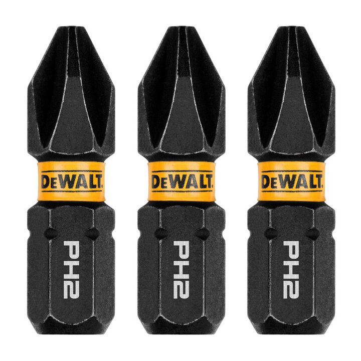 DEWALT 1In Phillips #2 Flextorq 3 Pack