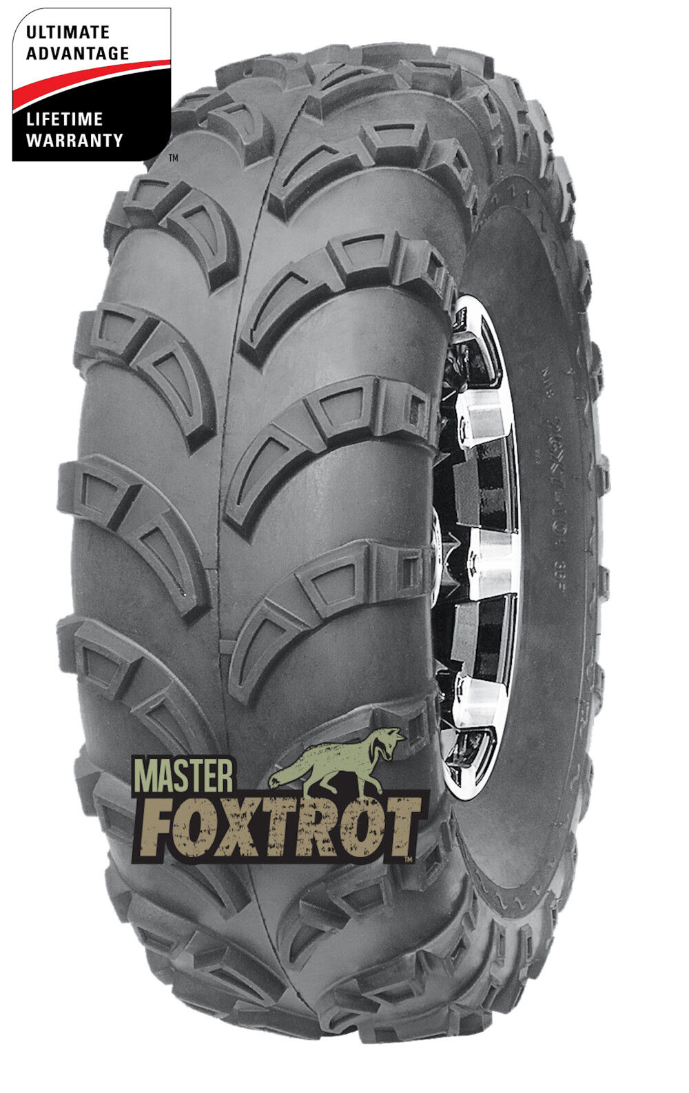 Master ATV 22x10.00-10 4P TL Foxtrot ATV Tire (Tire Only), large image number 2