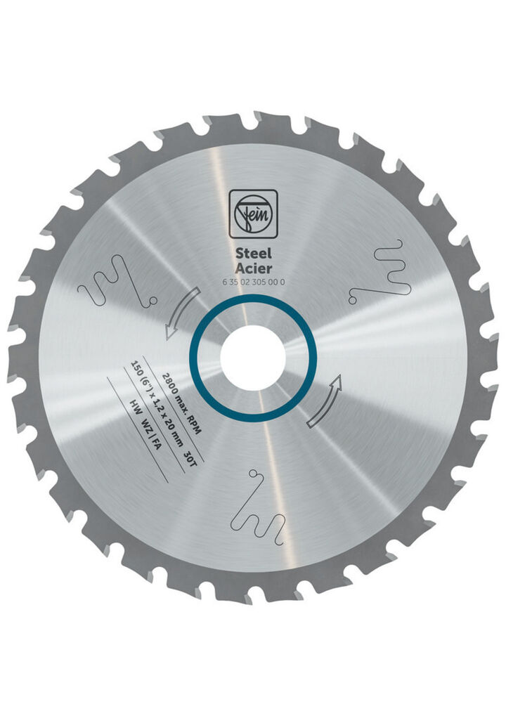 Fein 6 Inch Circular Saw Blade for Steel, large image number 1