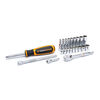 GEARWRENCH 1/4 Inch 6 & 12 Point SAE Standard & Deep Mechanics Tool Set 22 Pieces, small image number 1