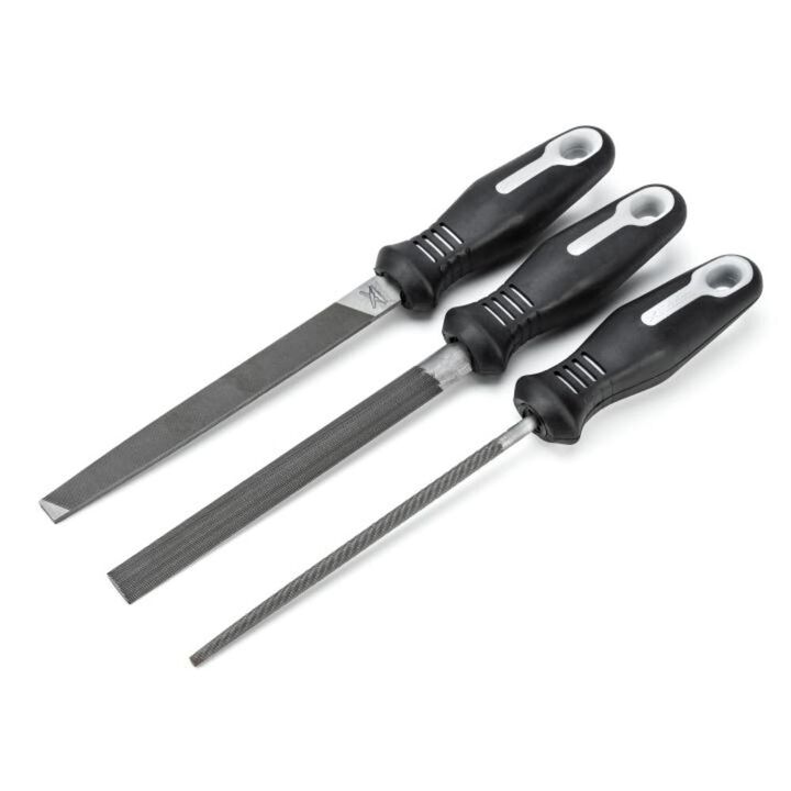 Crescent Nicholson Bastard File Set with Ergonomic Handles 6in 3pc