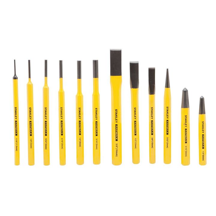 Stanley FatMax 12 piece Punch and Chisel Set