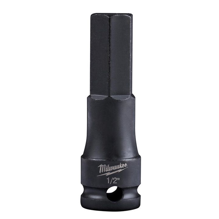 Milwaukee SHOCKWAVE Lineman's 3/8 in. Drive 1/2 in. Hex Bit Socket