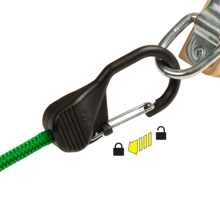 Nite Ize SlideLock Carabiner Bungee 48in Green, large image number 9
