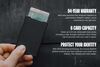 Groove Life Premium Full-Grain Leather Wallet, Midnight and Black, small image number 5
