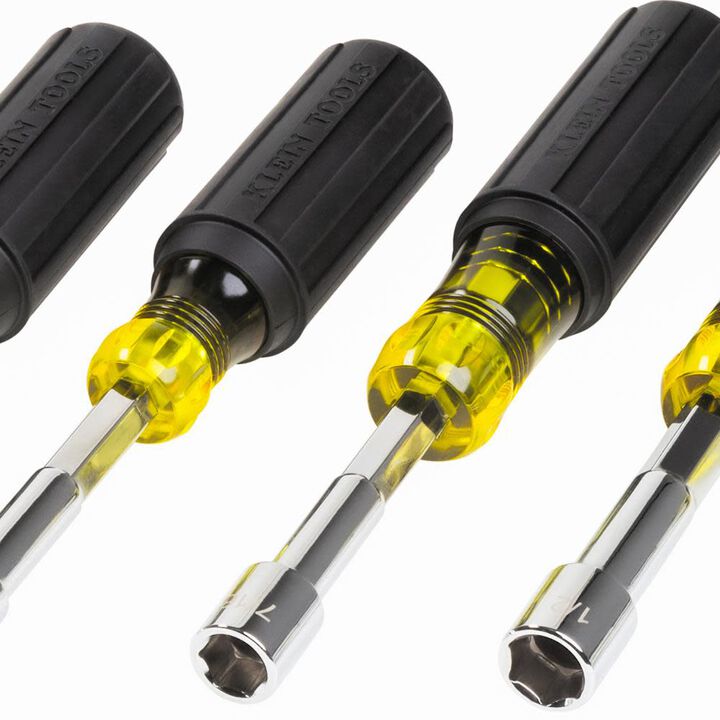 Klein Tools Color-Coded Magnetic Hollow-Shaft Heavy-Duty Nut Driver Set, 6 Pieces, large image number 5