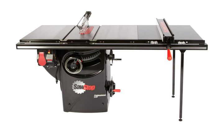Sawstop 10 Inch 3HP 1 Phase Professional Cabinet Saw with 36 Inch T-Glide Advance Rip Fence