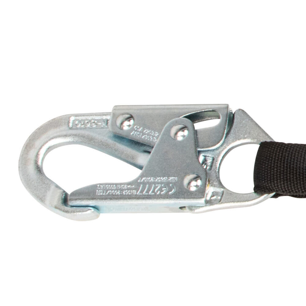 Safewaze Arc Flash 6 Ft. Energy Absorbing Lanyard: Aramid, Snap Hook, Soft Loop, large image number 3