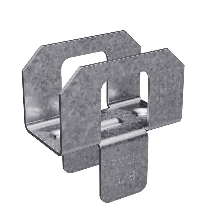 Simpson Strong-Tie 20 Gauge 5/8 In. Zinc Galvanized G90 Panel Sheathing Clip