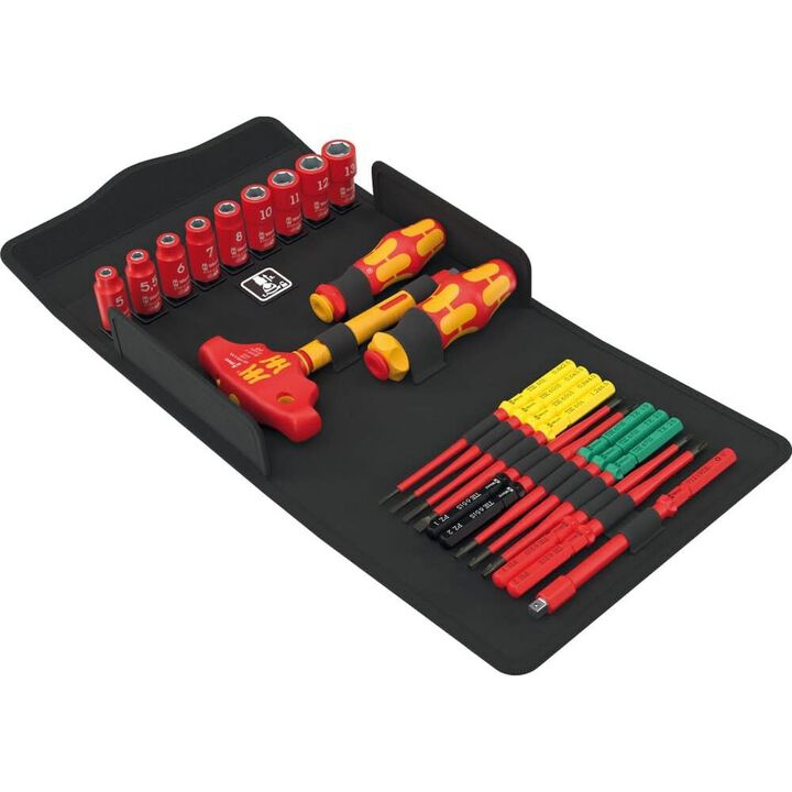 Wera Tools Kompakt VDE 24 Kraftform Allrounder Set 1, 25 Pieces