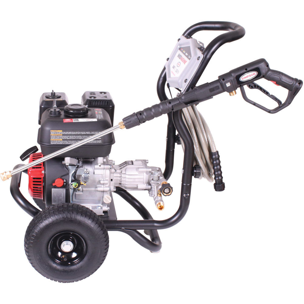 Simpson Clean Machine 3400 PSI 2-1/2 GPM Gas Powered Cold Water 49 State Residential Pressure Washer with 4 Quick Connect Nozzle Tips, large image number 8