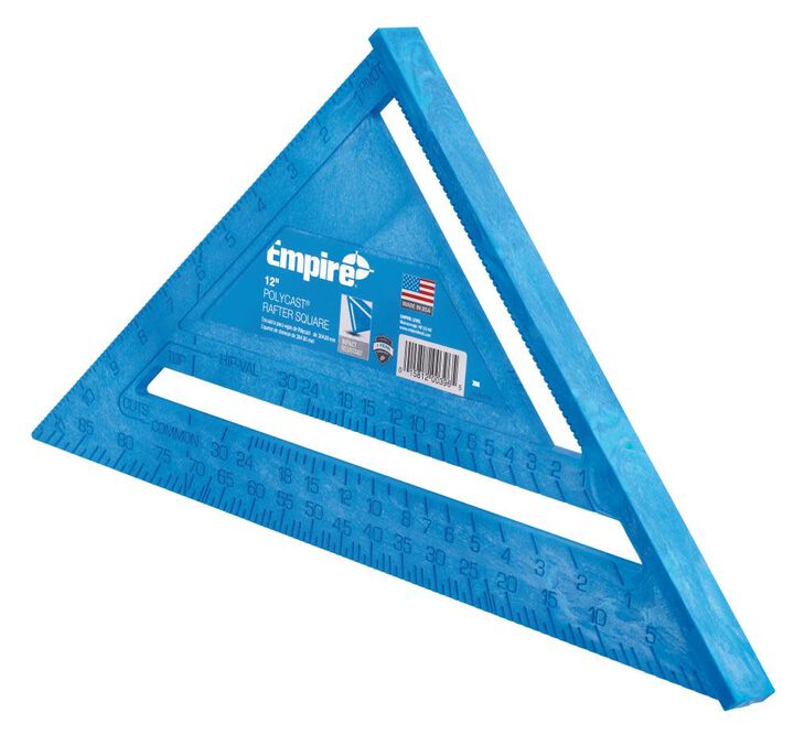 Empire Level 12 Inch Rafter Square Polycast, large image number 1