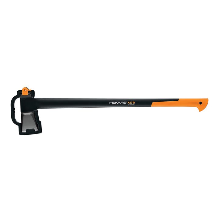 Fiskars X27 36 Inch Forged Steel Super Splitting Axe, Black and Orange