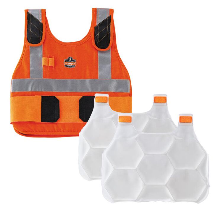 Ergodyne Ergodyne Chill Its 6215 Cooling Vest FR with Packs, large image number 0