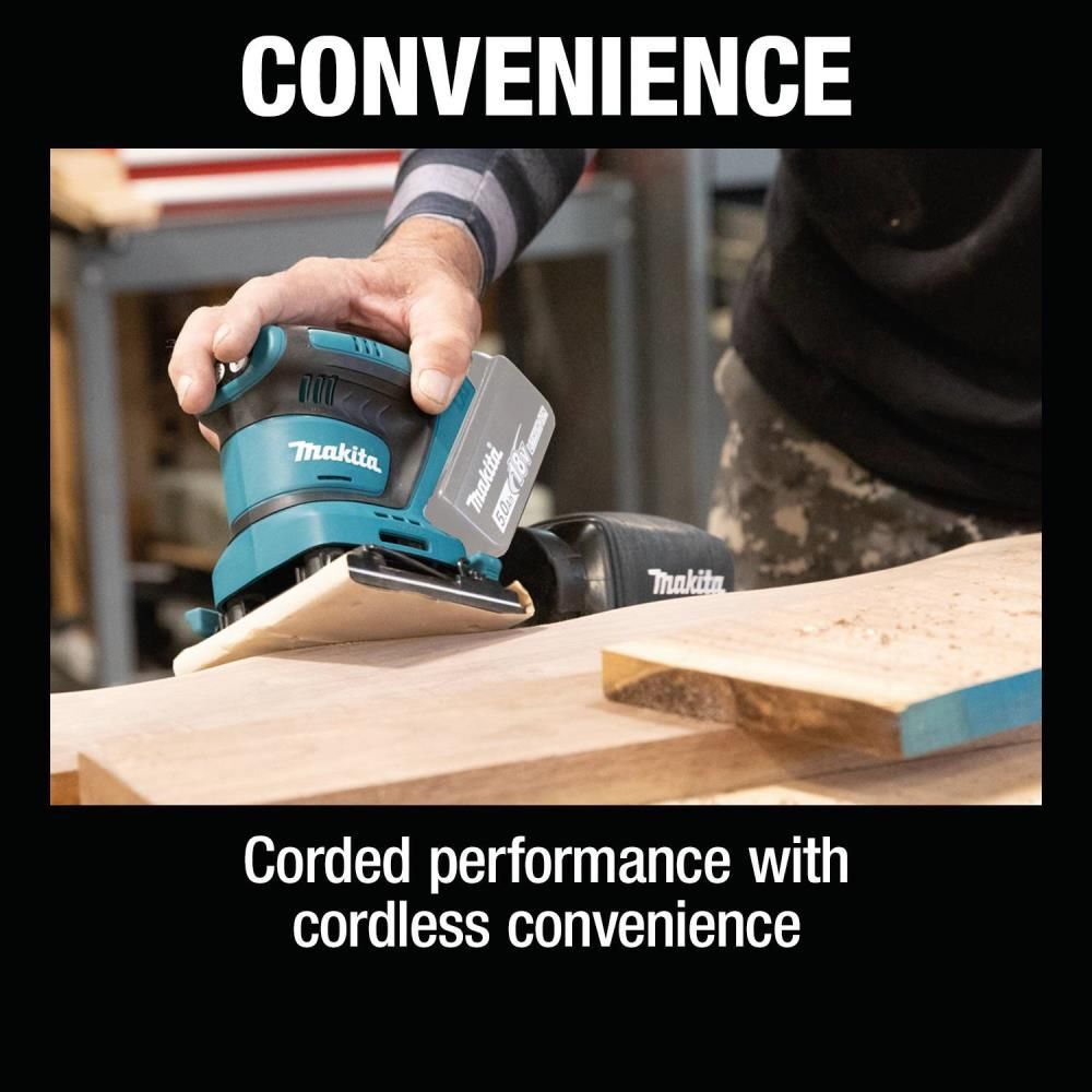 Makita 18V LXT Cordless 1/4 Sheet Finishing Sander (Bare Tool), large image number 16
