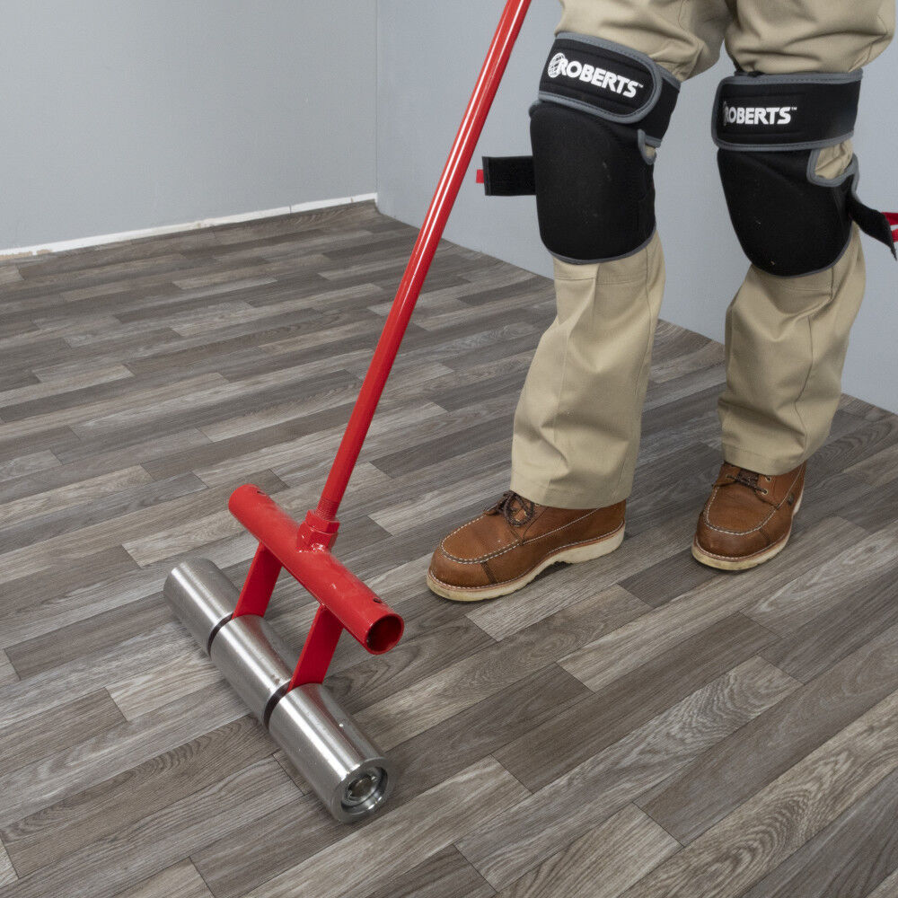 Roberts 75 lb. Vinyl and Linoleum Floor Roller with Transport Wheels, large image number 2