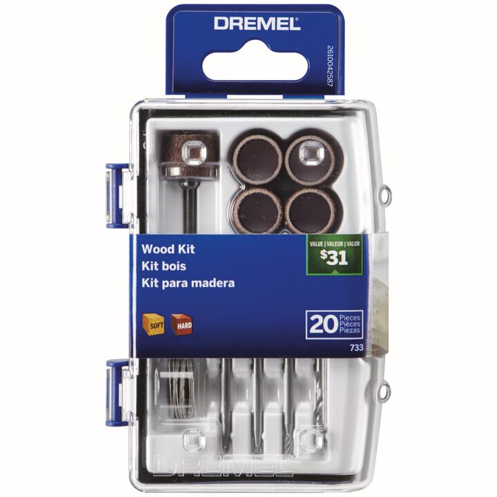 Dremel Wood Working Accessory Kit 20pc