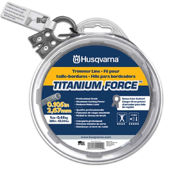 Husqvarna 0.105 Inch x 230 Ft. Titanium Force Trimmer Line, large image number 1
