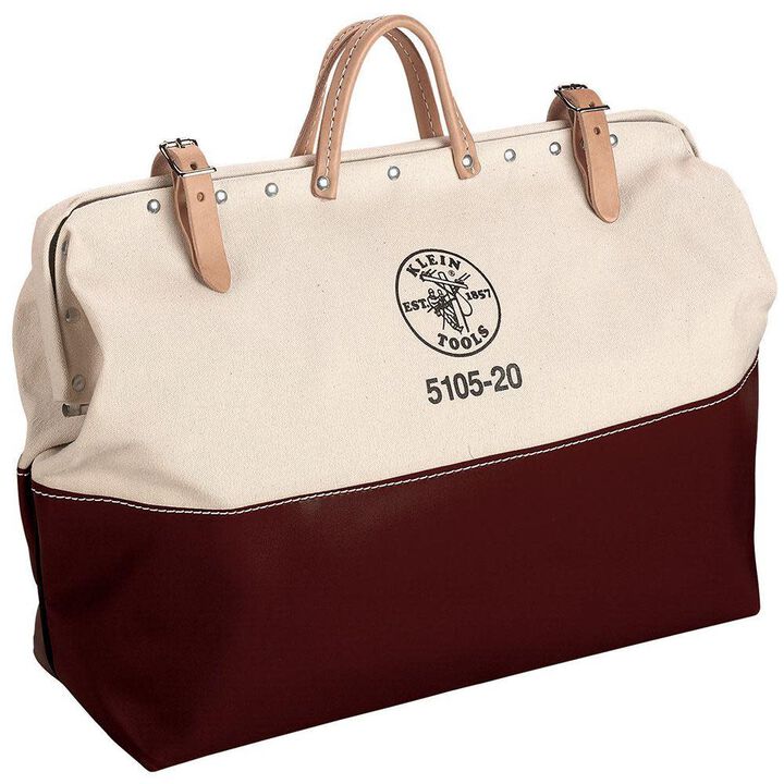 Klein Tools 20in High-Bottom Canvas Tool Bag