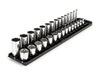 Tekton 3/8 Inch 12 Point Socket Set, 30 Pieces (1/4-1 Inch), small image number 1