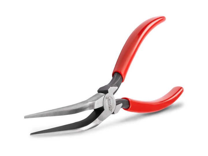 Tekton 6 Inch 70-Degree Bent Smooth Jaw Long Nose Pliers