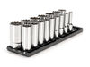 Tekton 1/2 Inch Deep 12 Point Socket Set, 16 Piece (3/8 - 1-5/16 Inch), small image number 1