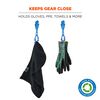 Ergodyne Squids 3400-ECO Recycled Glove Clip Holder with Dual Clips, Blue, small image number 3